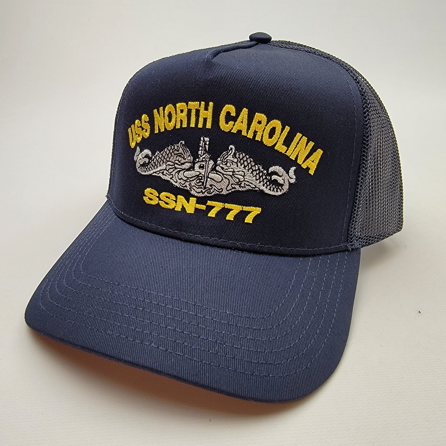 US NAVY USS NORTH CAROLINA SSN-777 Embroidered Hat Baseball Cap Adjustable Blue