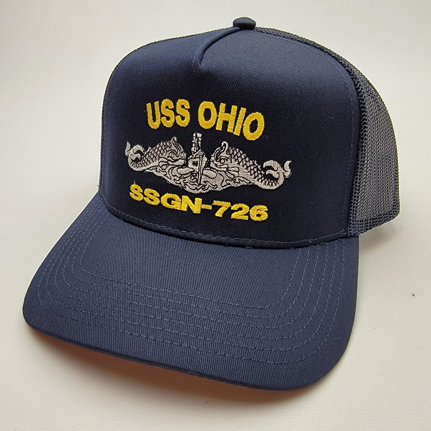 US NAVY USS OHIO SSGN-726 Embroidered Hat Baseball Cap Adjustable Blue