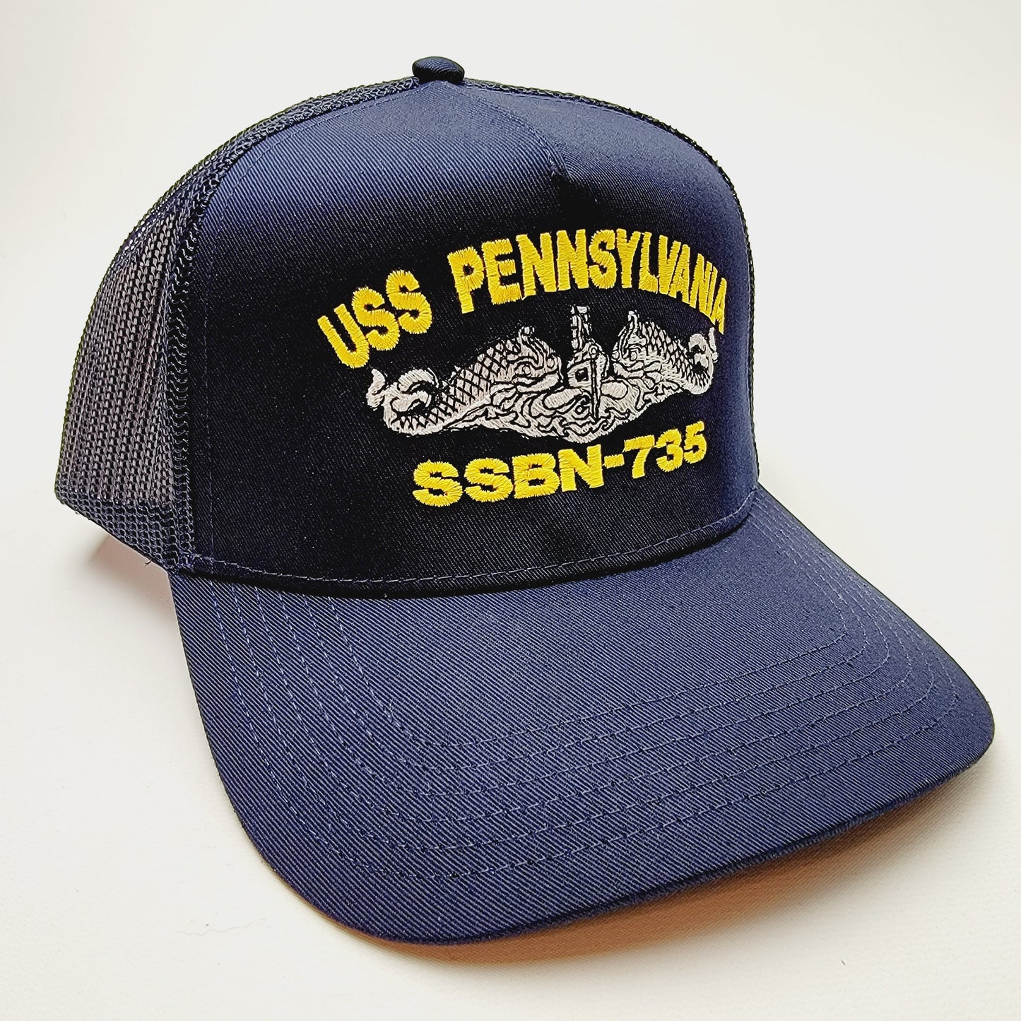 US NAVY USS PENNSYLVANIA SSBN-735 Embroidered Hat Baseball Cap Adjustable Blue