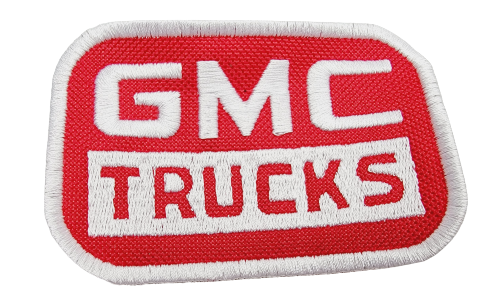 Vintage Retro GMC Trucks Embroidered Patch Approximately 3.5"x2.5"