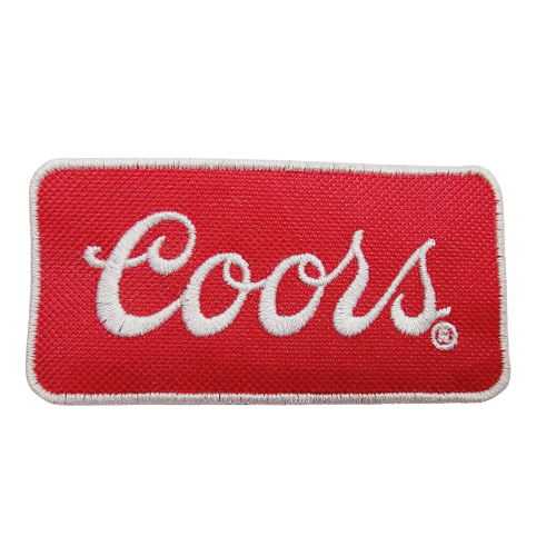 Vintage Retro Coors Embroidered Patch Approximately 4.00"x2.00"