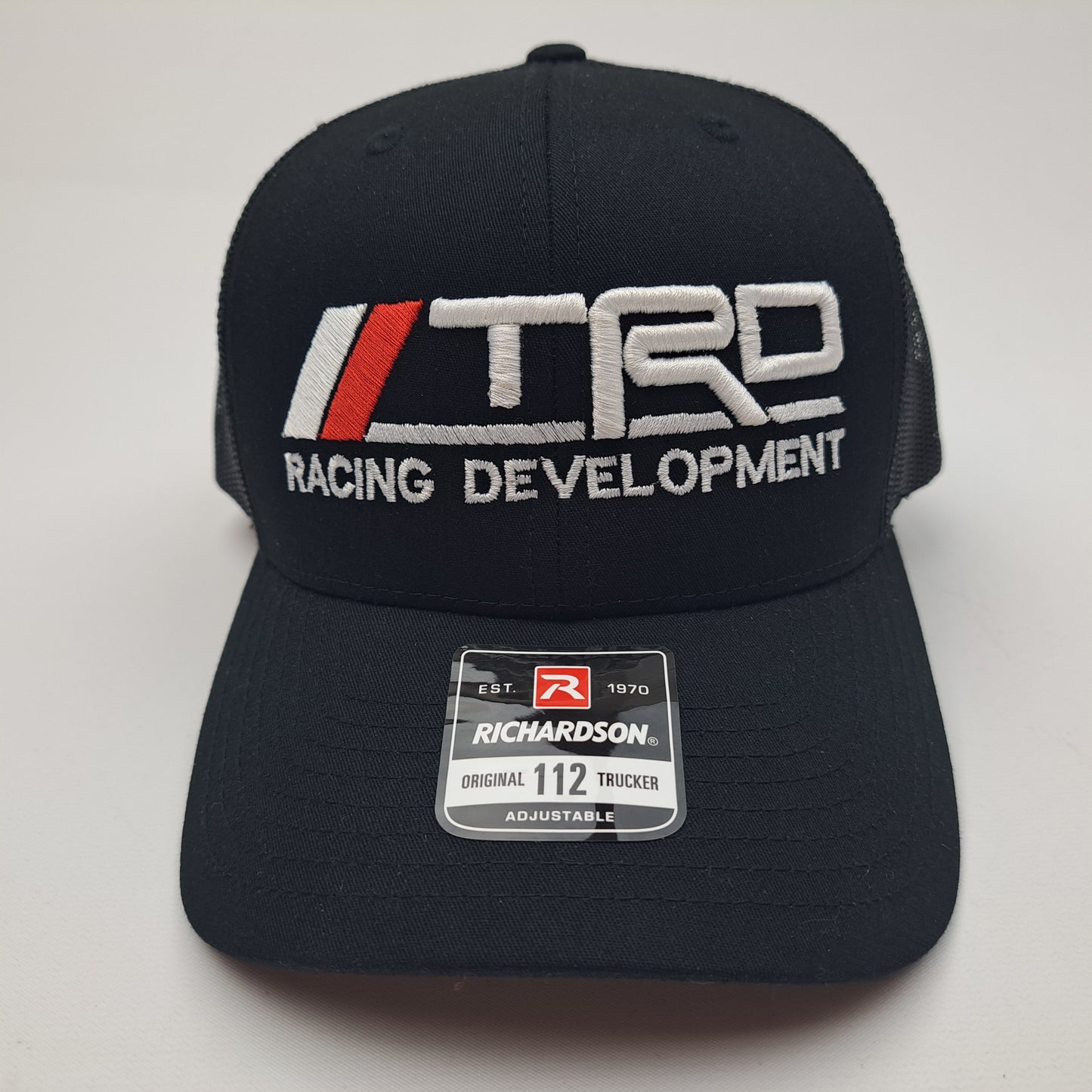 Toyota Racing Development TRD Richardson 112 Trucker Mesh Snapback Cap Hat Black