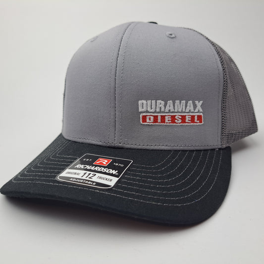 Duramax Diesel Richardson 112 Mesh Snapback Trucker Gray & Black