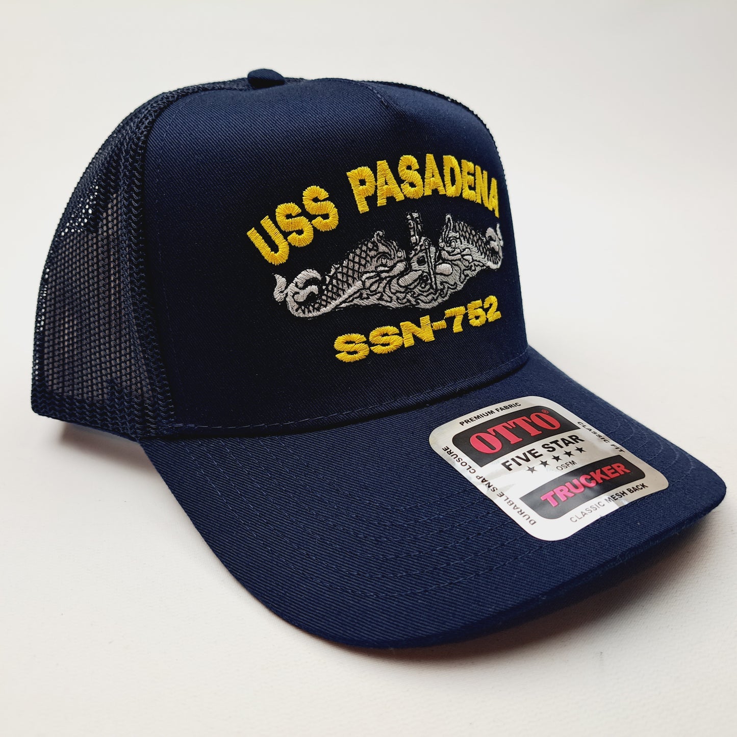 USS Pasadena SSN-752 Boat Baseball Cap Hat Mesh Snapback Blue US Navy