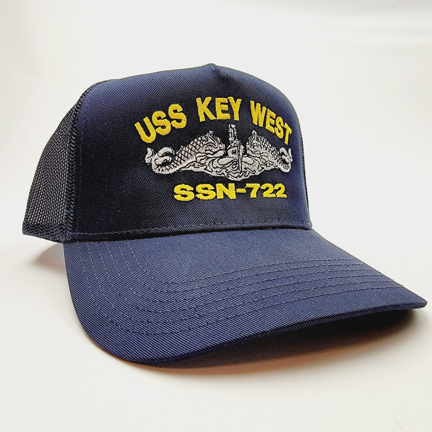 US NAVY USS KEY WEST SSN-722 Embroidered Hat Baseball Cap Adjustable Blue