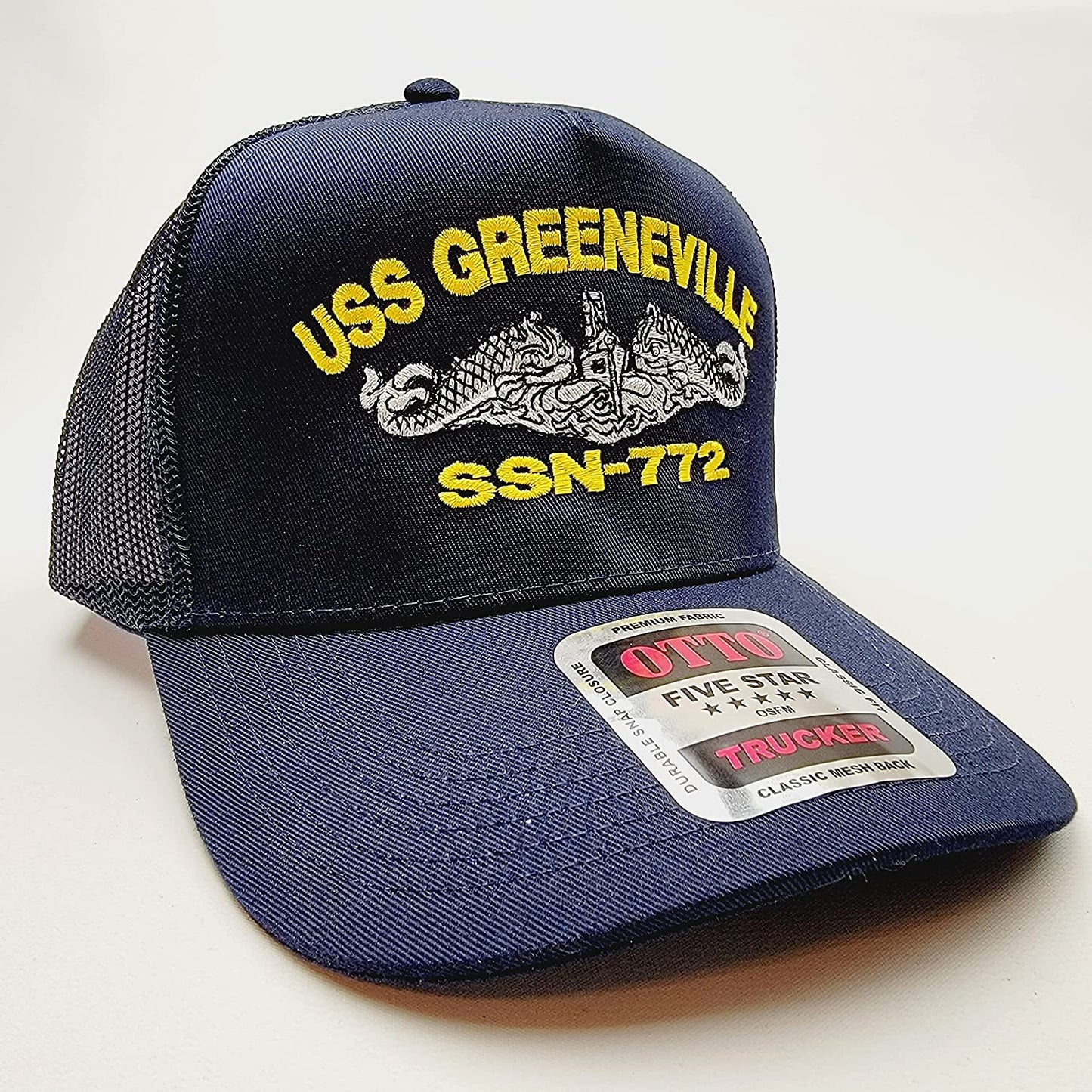US NAVY USS GREENEVILLE SSN-772 Embroidered Hat Baseball Cap Adjustable Blue