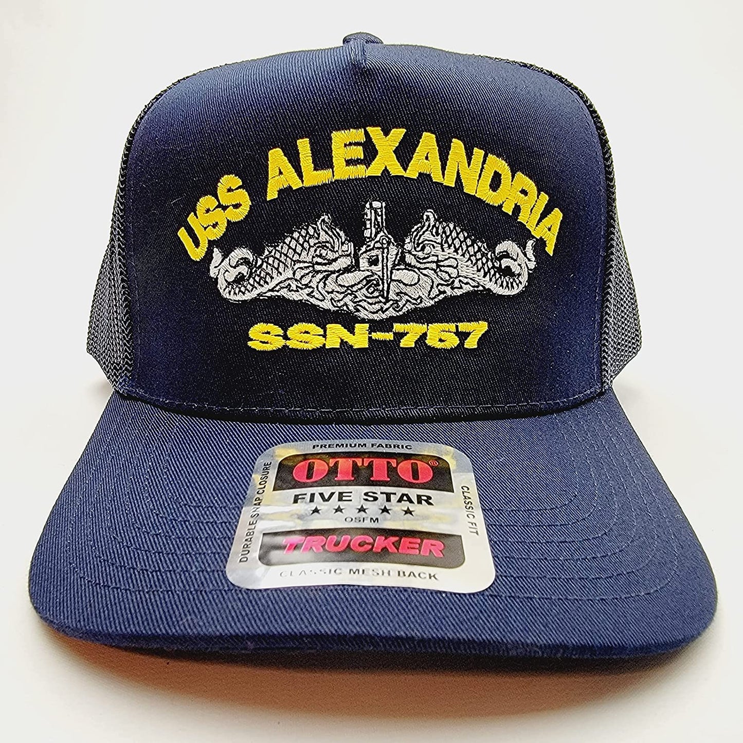 US NAVY USS ALEXANDRIA SSN-757 Embroidered Hat Baseball Cap Adjustable Blue
