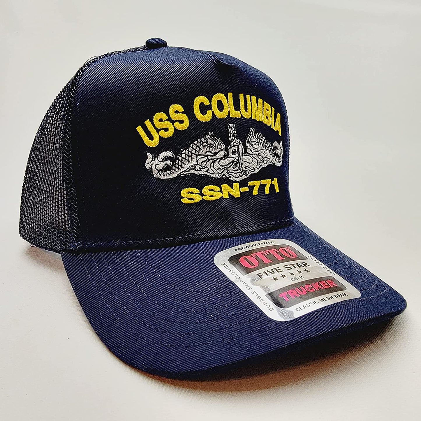 US NAVY USS COLUMBIA SSN-771 Embroidered Hat Baseball Cap Adjustable Blue