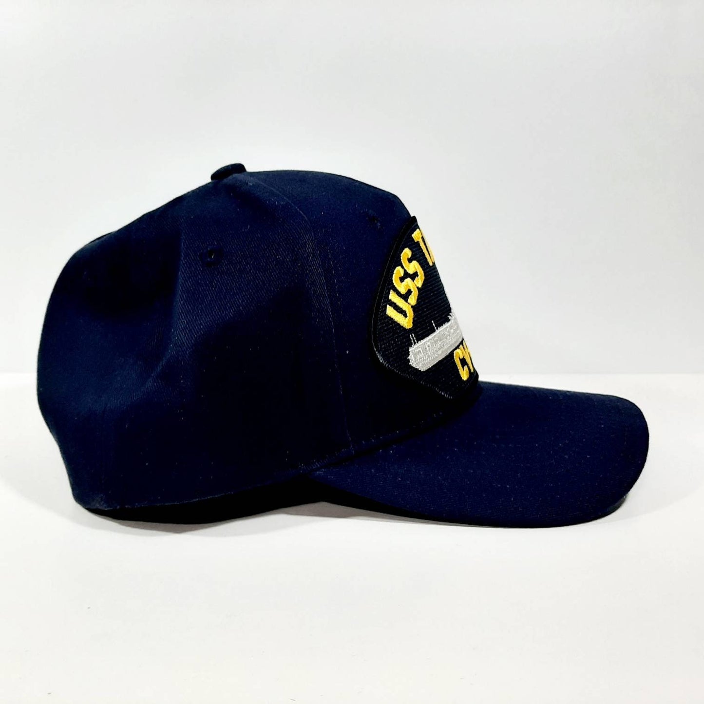 USS Tarawa CV-40 Embroidered Patch Ball Cap Hat Blue Acrylic