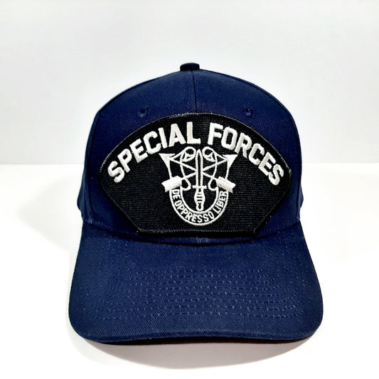 Army Special Forces De Oppresso Liber Embroidered Patch Hat Baseball Cap Blue