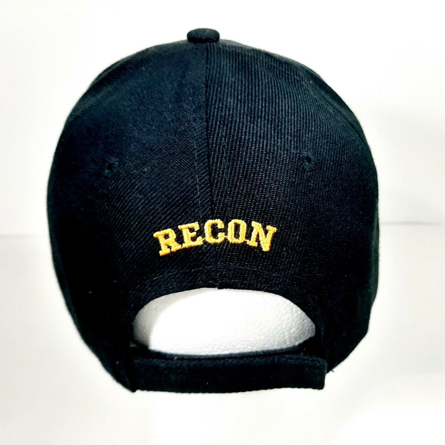US Army 1st Recon Men's Ball Cap Hat Black Embroidered Acrylic