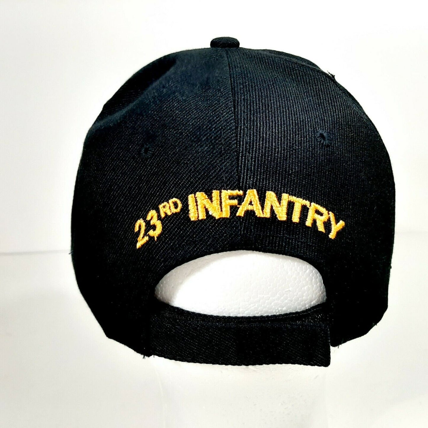 US Army 23rd Infantry Division Men's Cap Hat Black Embroidered Acrylic