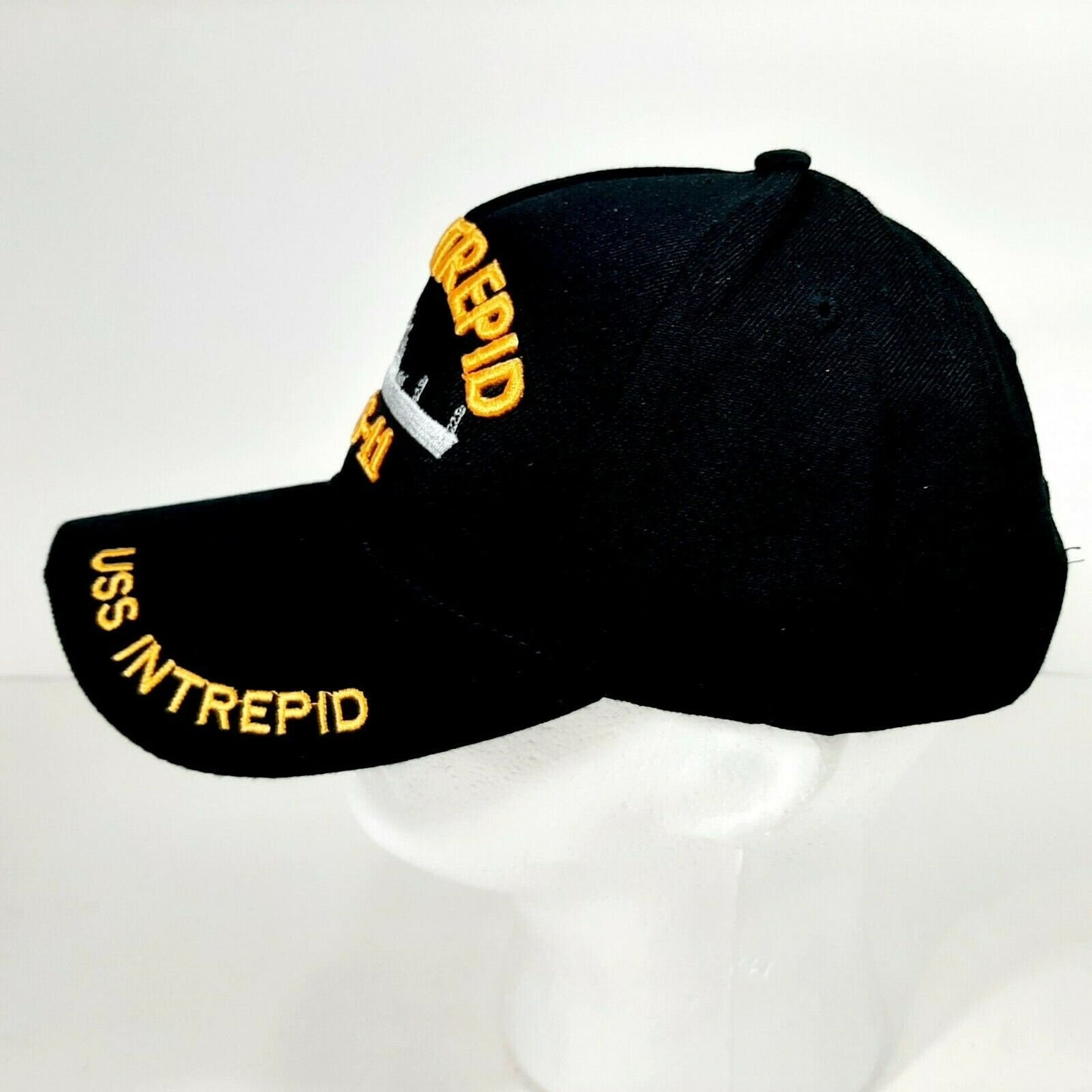 US Navy USS Intrepid CVS - 11 Men's Hat Cap Black Embroidered Acrylic