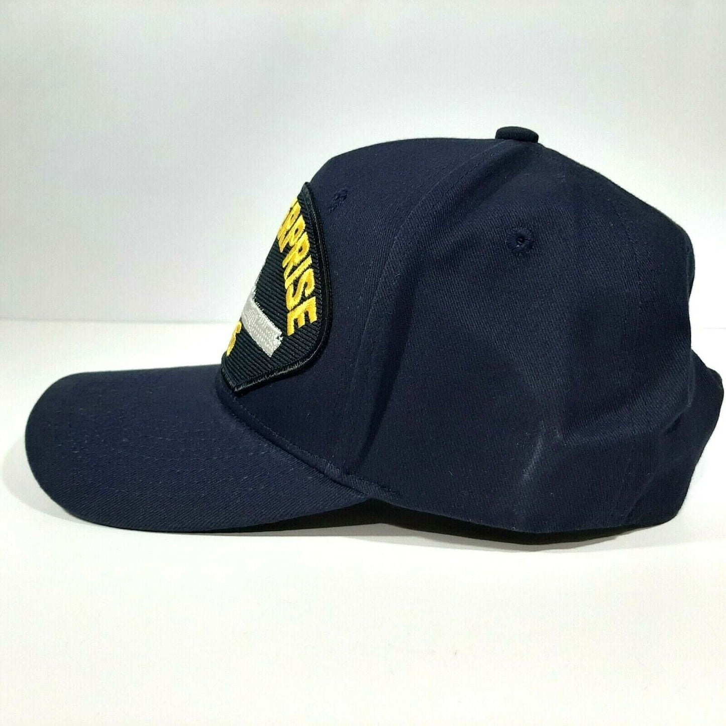 US Navy USS Enterprise CV-6 Men's Cap Hat Navy Blue Strapback 100% Acrylic
