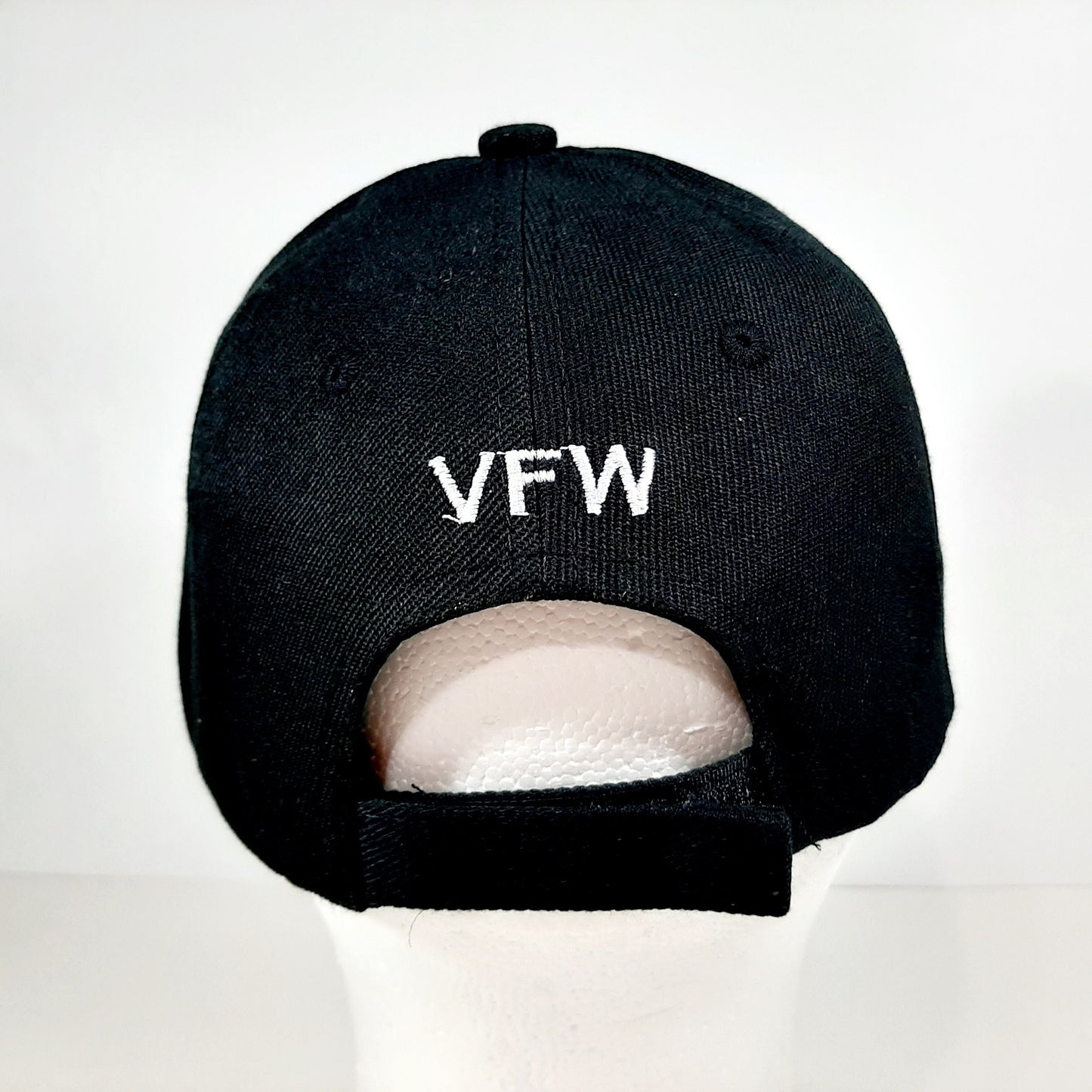 VFW Veterans Of Foreign Wars Baseball Cap Hat Mens One Size Adjustable Black