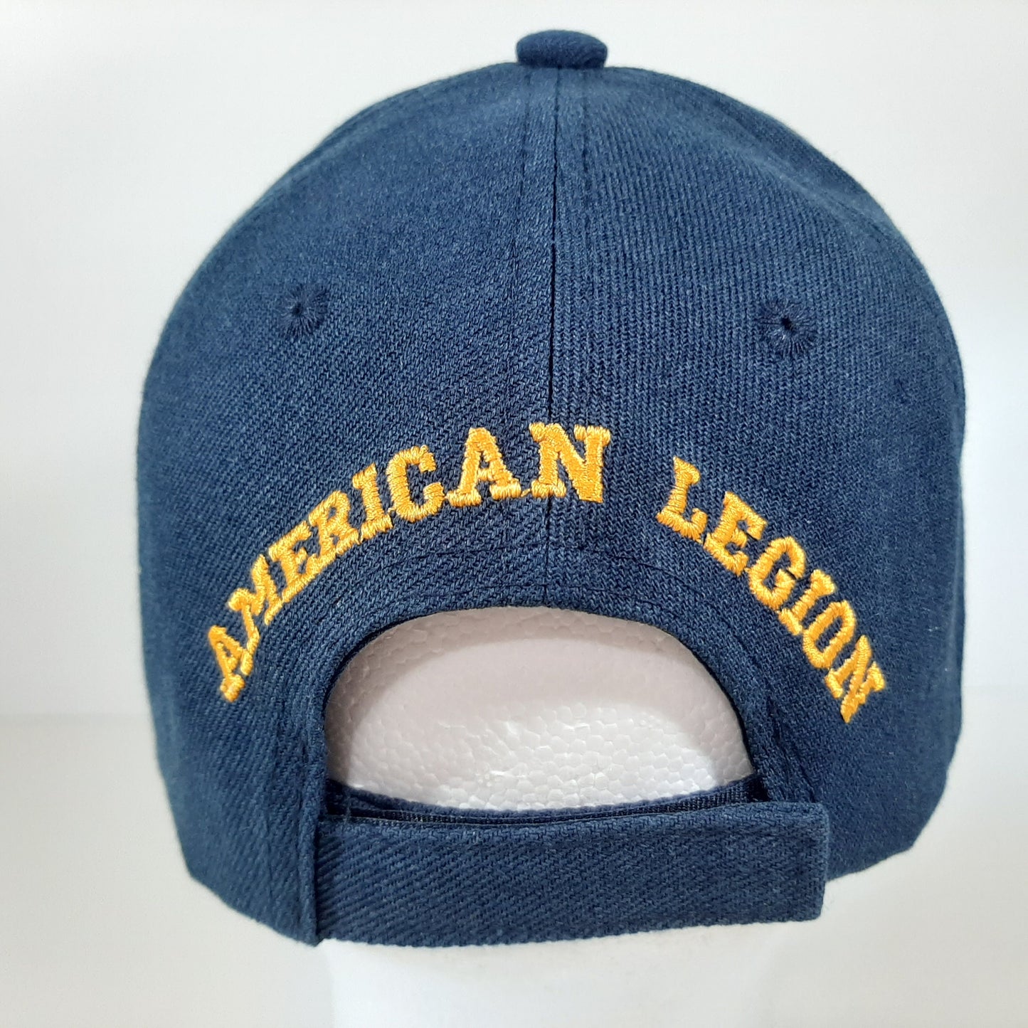 American Legion U.S. Mens Baseball Cap Hat Black Embroidered