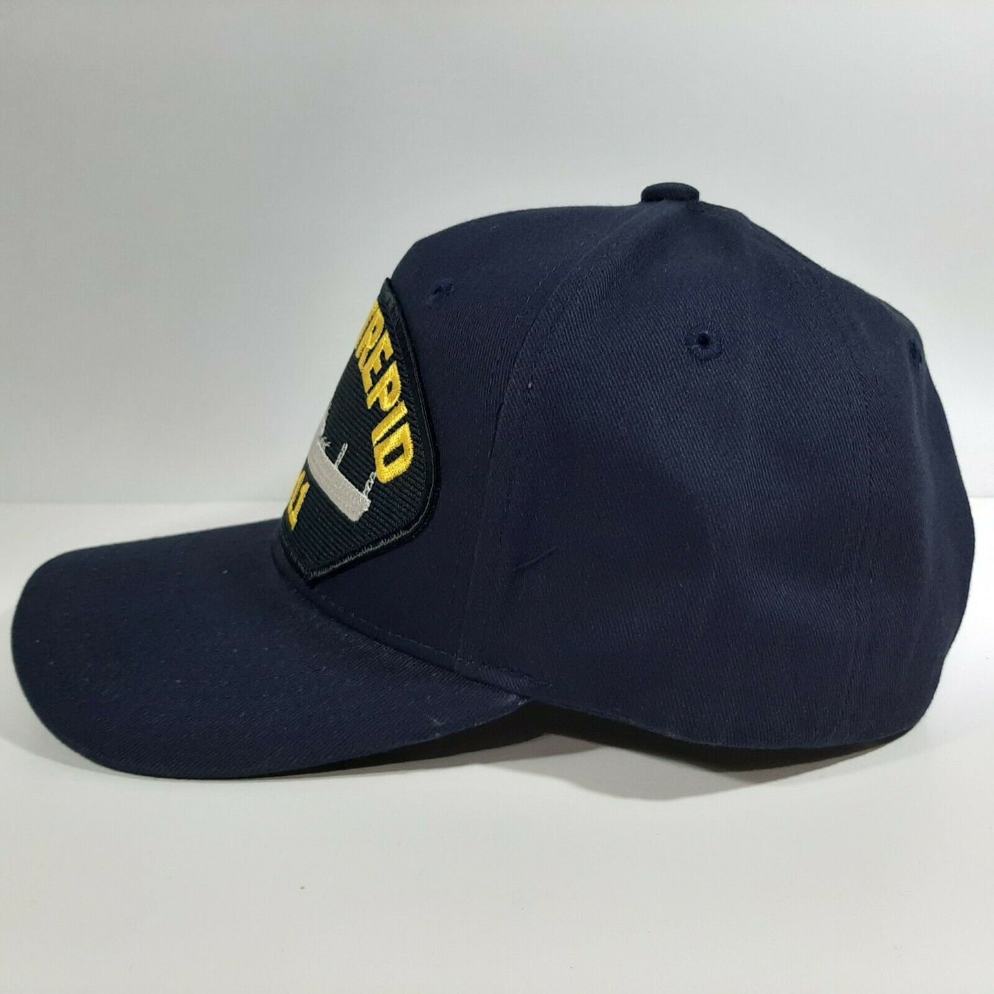 USS Intrepid CV-11 Embroidered Patch Hat Baseball Cap Blue Adjustable Strapback Acrylic