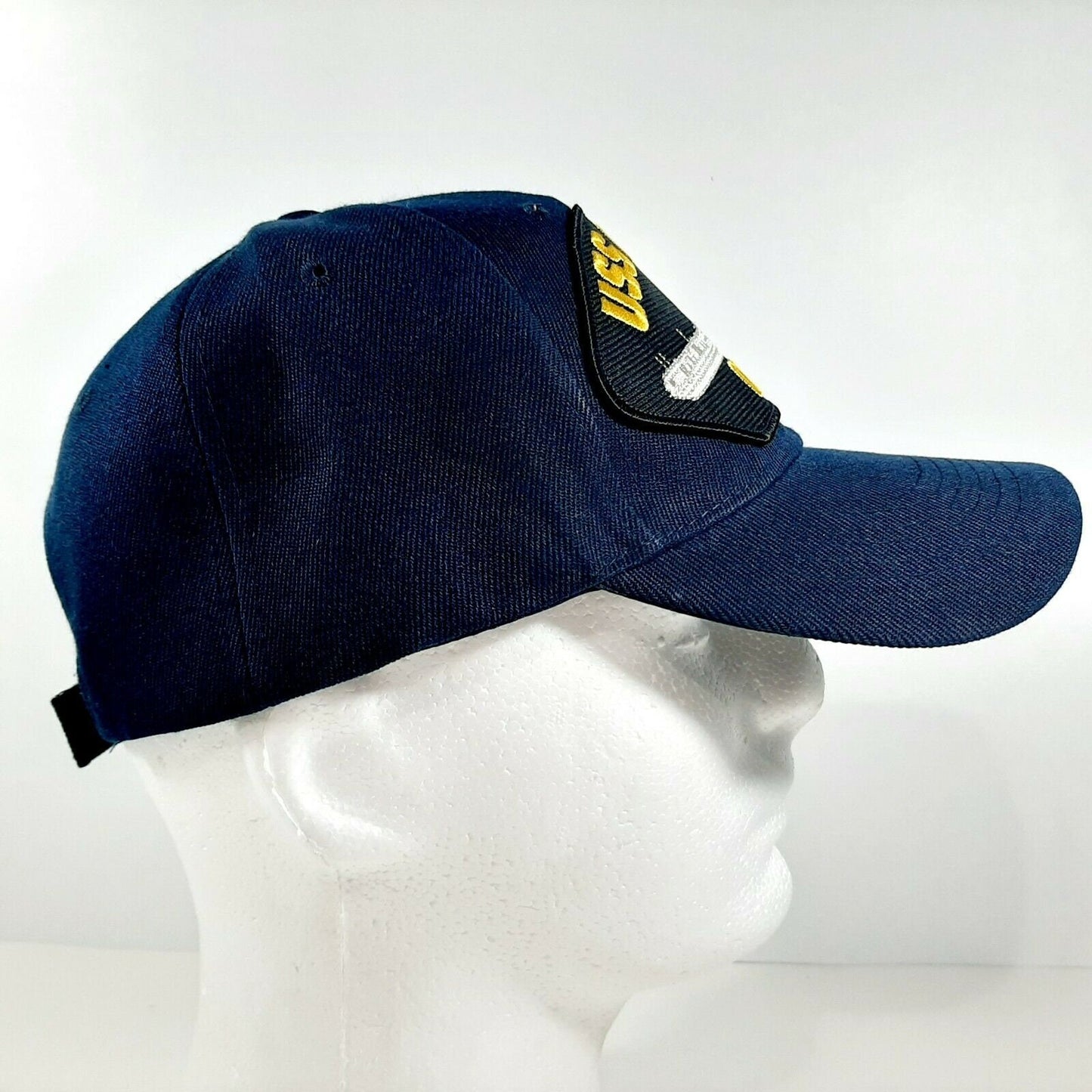 U.S. Navy USS Essex CV-9 Men's Cap Patch Hat Navy Blue Acrylic