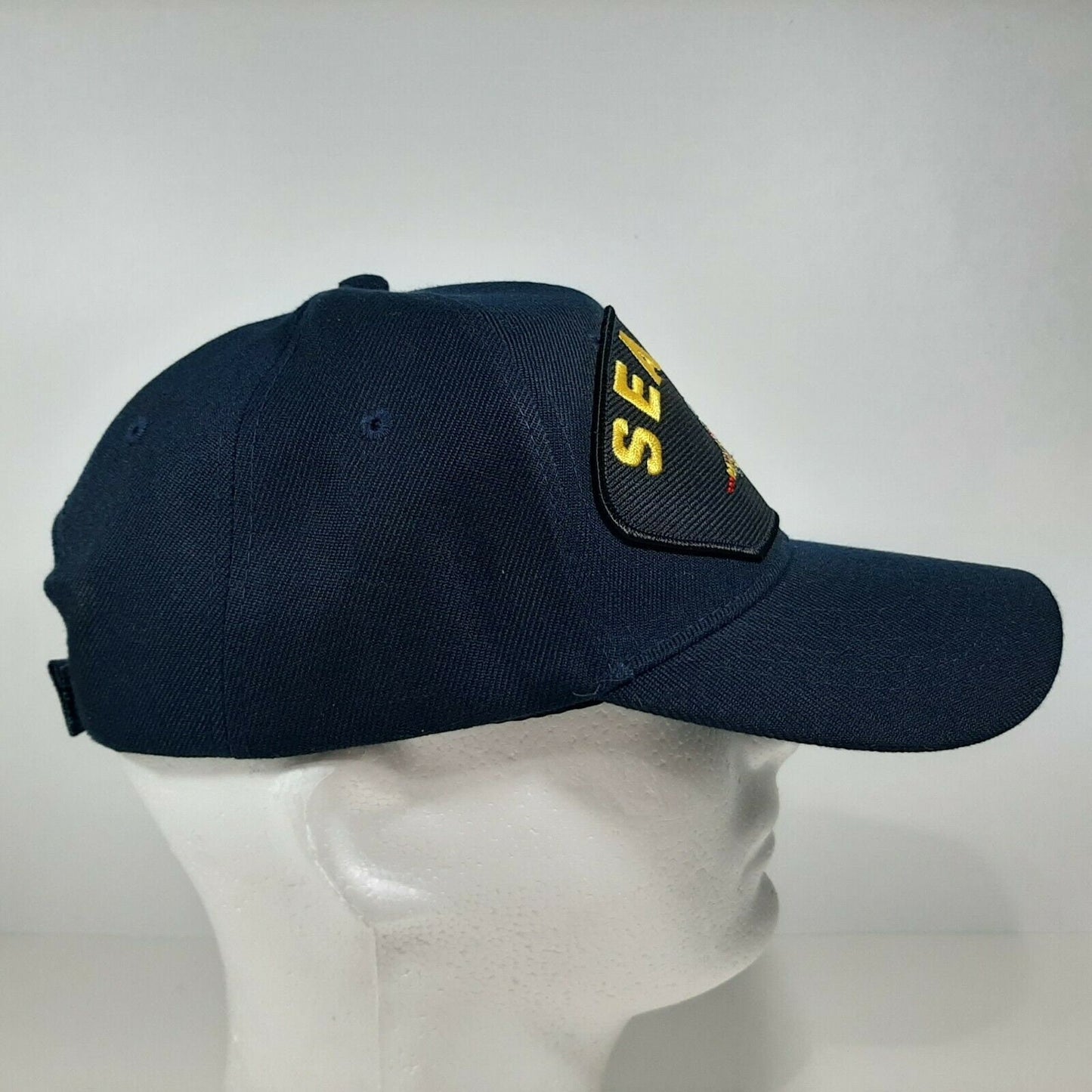 U.S. Navy Seabees Can Do Men's Cap Patch Hat Navy Blue Acrylic