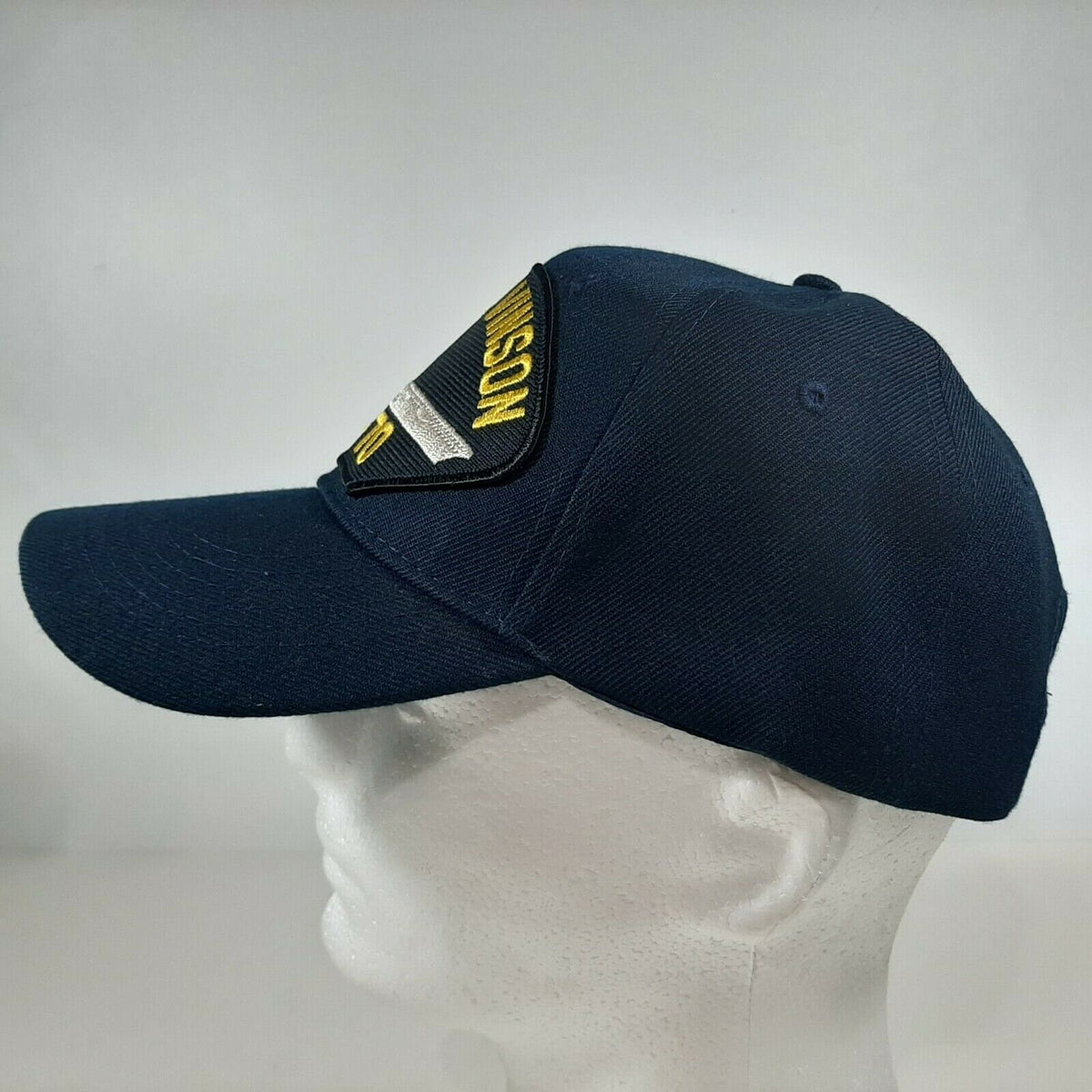 U.S. Navy USS Carl Vinson CVN-70 Men's Cap Patch Hat Navy Blue Acrylic