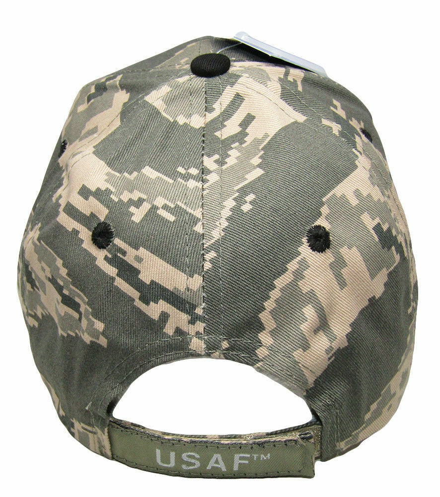 Air Force Baseball Cap ACU Camouflage USAF Wings Embroidered Cap