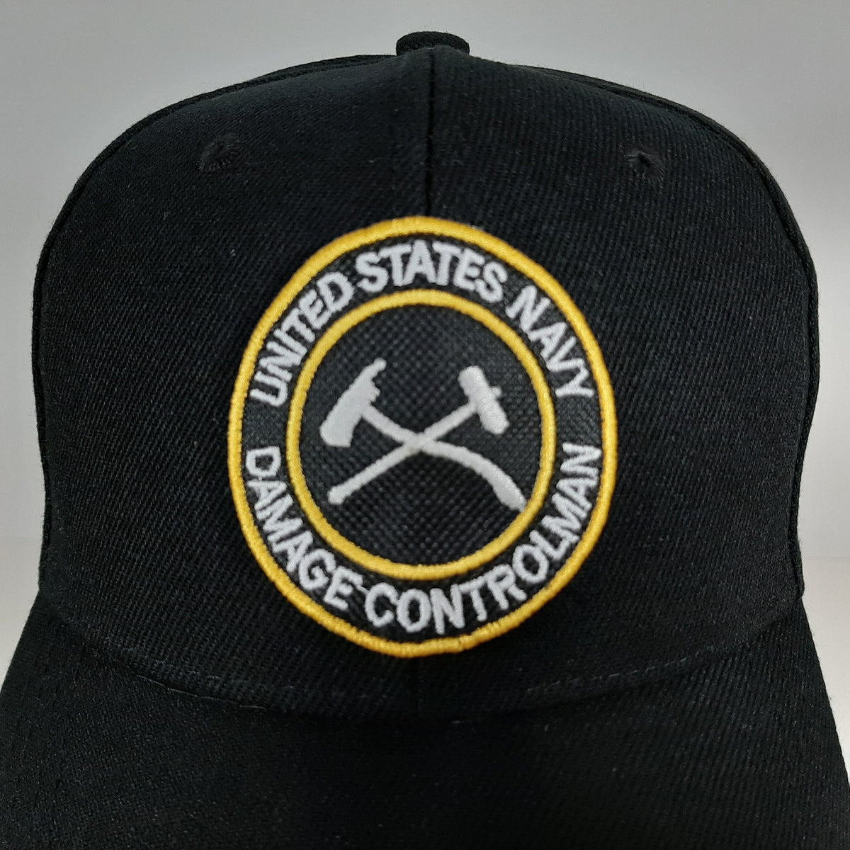 United States Navy Damage Controlman Baseball Cap Hat Black Acrylic