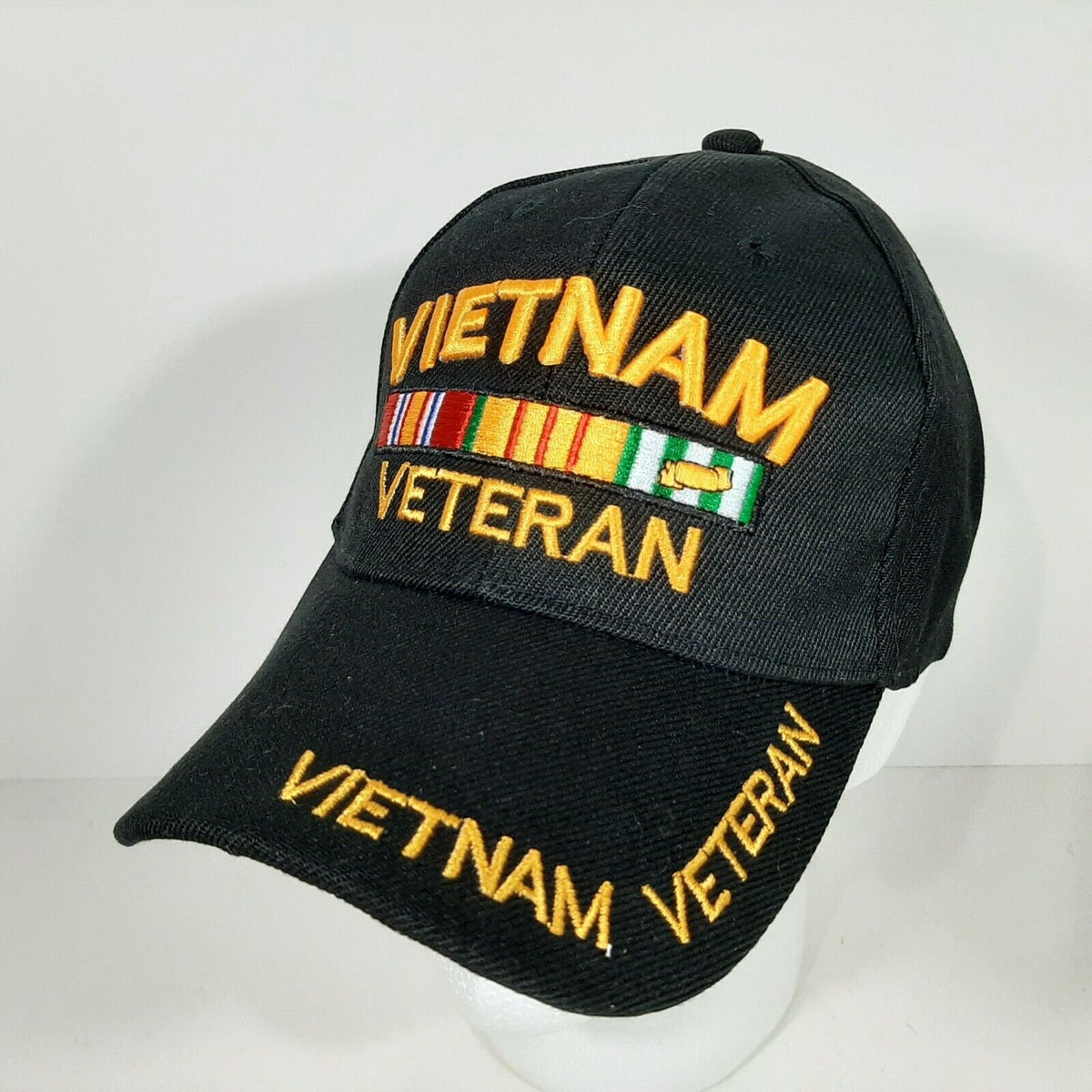 Vietnam Veteran Mens Adjustable Hat Baseball Cap Embroidered Acrylic