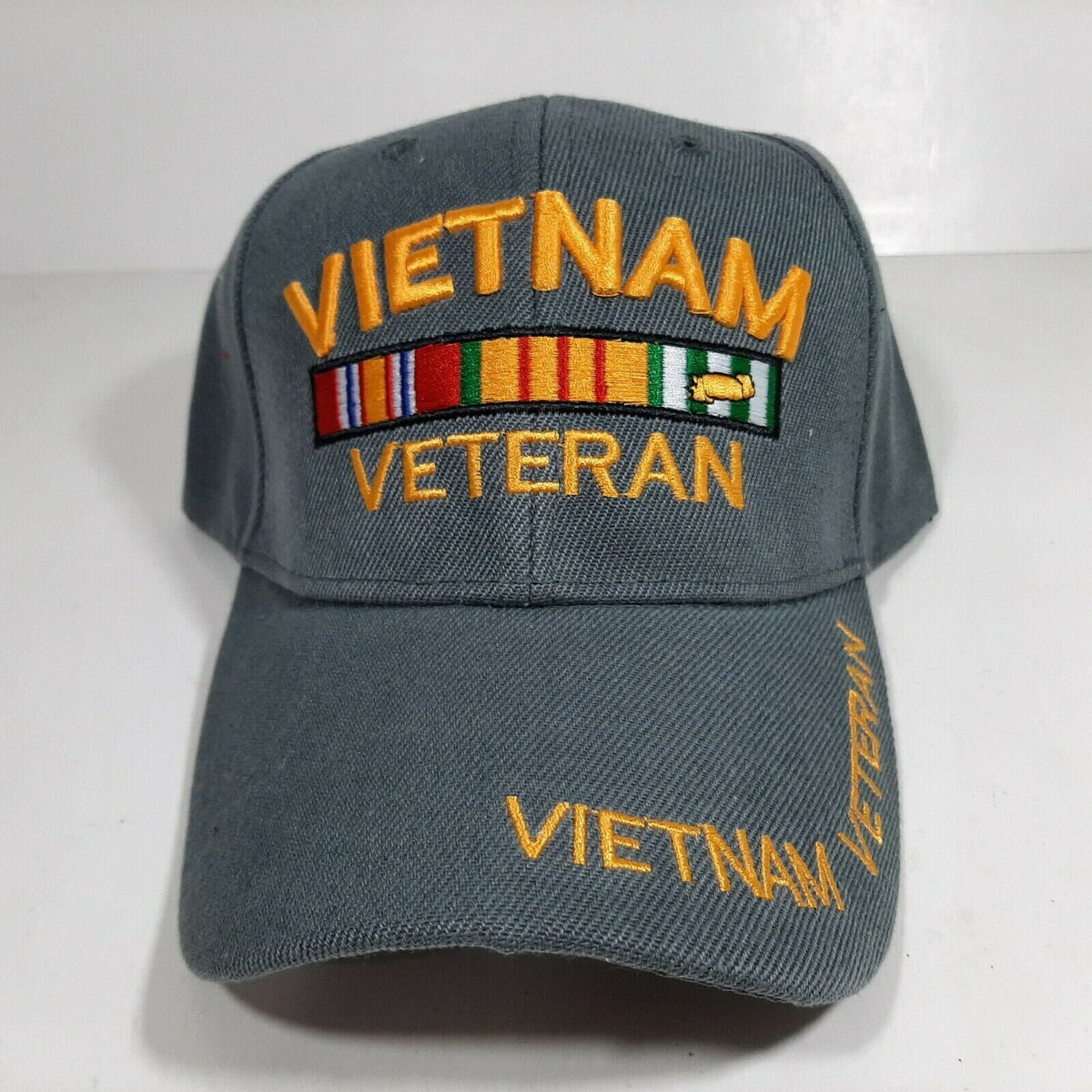 Vietnam Veteran Mens Adjustable Hat Baseball Cap Embroidered Acrylic