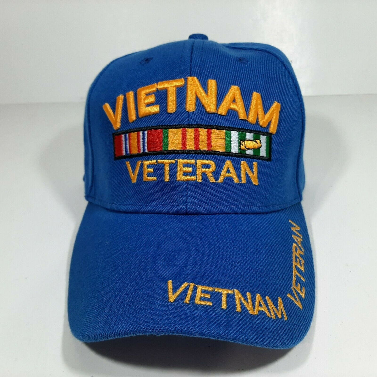 Vietnam Veteran Mens Adjustable Hat Baseball Cap Embroidered Acrylic
