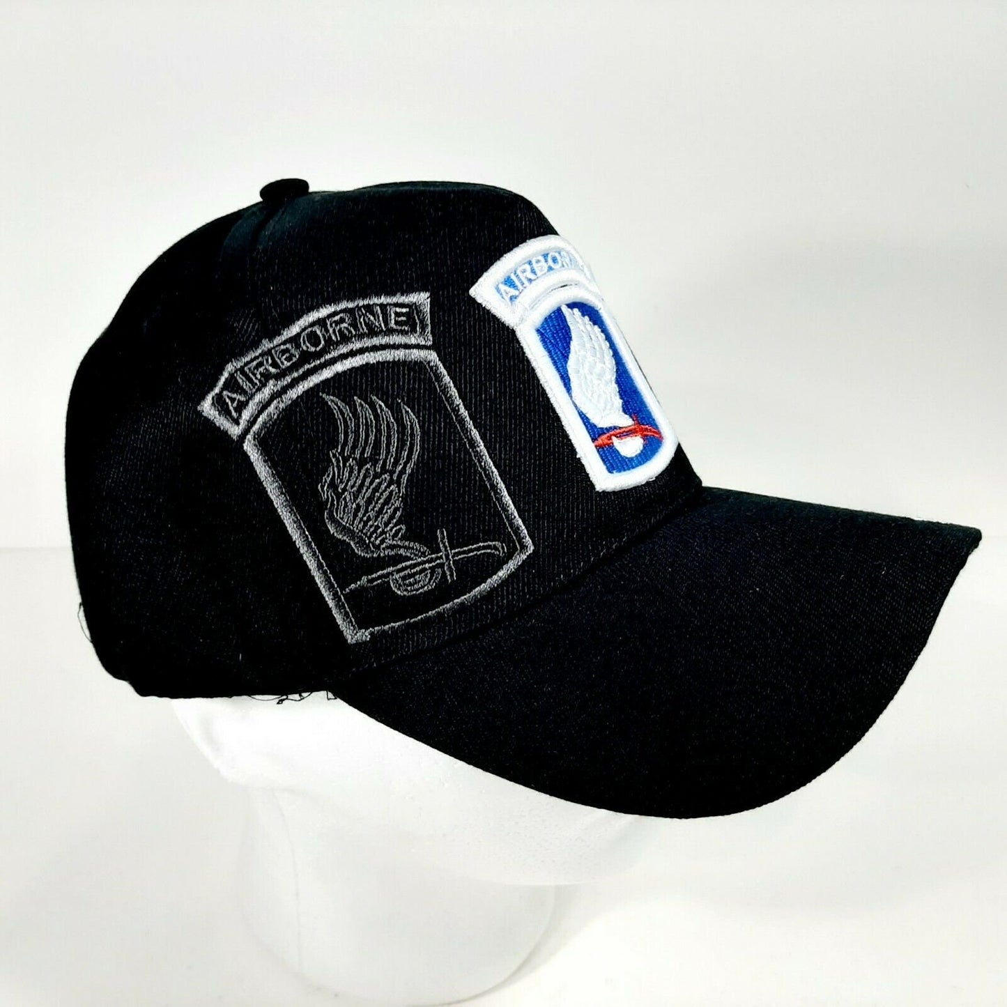 US Army 173rd Airborne Men's Ball Cap Hat Black