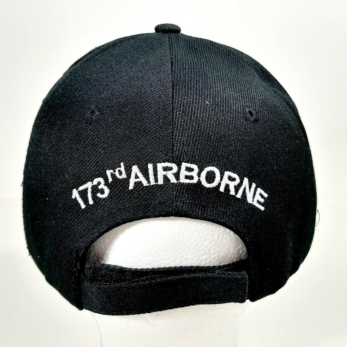 US Army 173rd Airborne Men's Ball Cap Hat Black