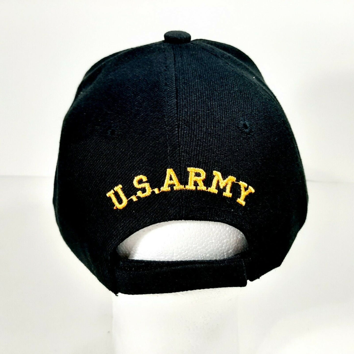 US Army Sergeant Men's Ball Cap Hat Black Embroidered Acrylic