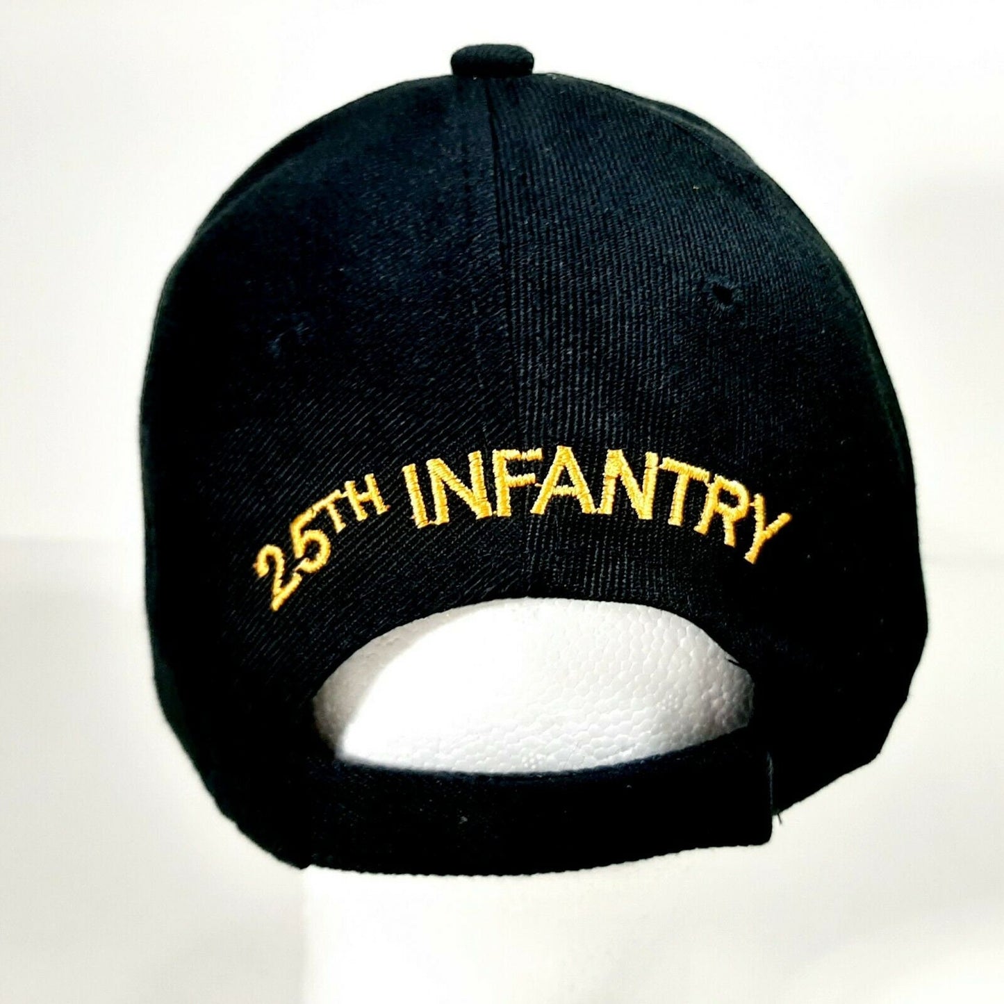 US Army 25th Infantry Division Tropic Lightning Men's Hat Cap Black Embroidered Acrylic