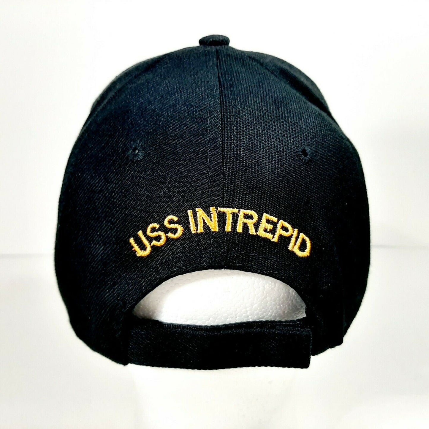 US Navy USS Intrepid CVS - 11 Men's Hat Cap Black Embroidered Acrylic