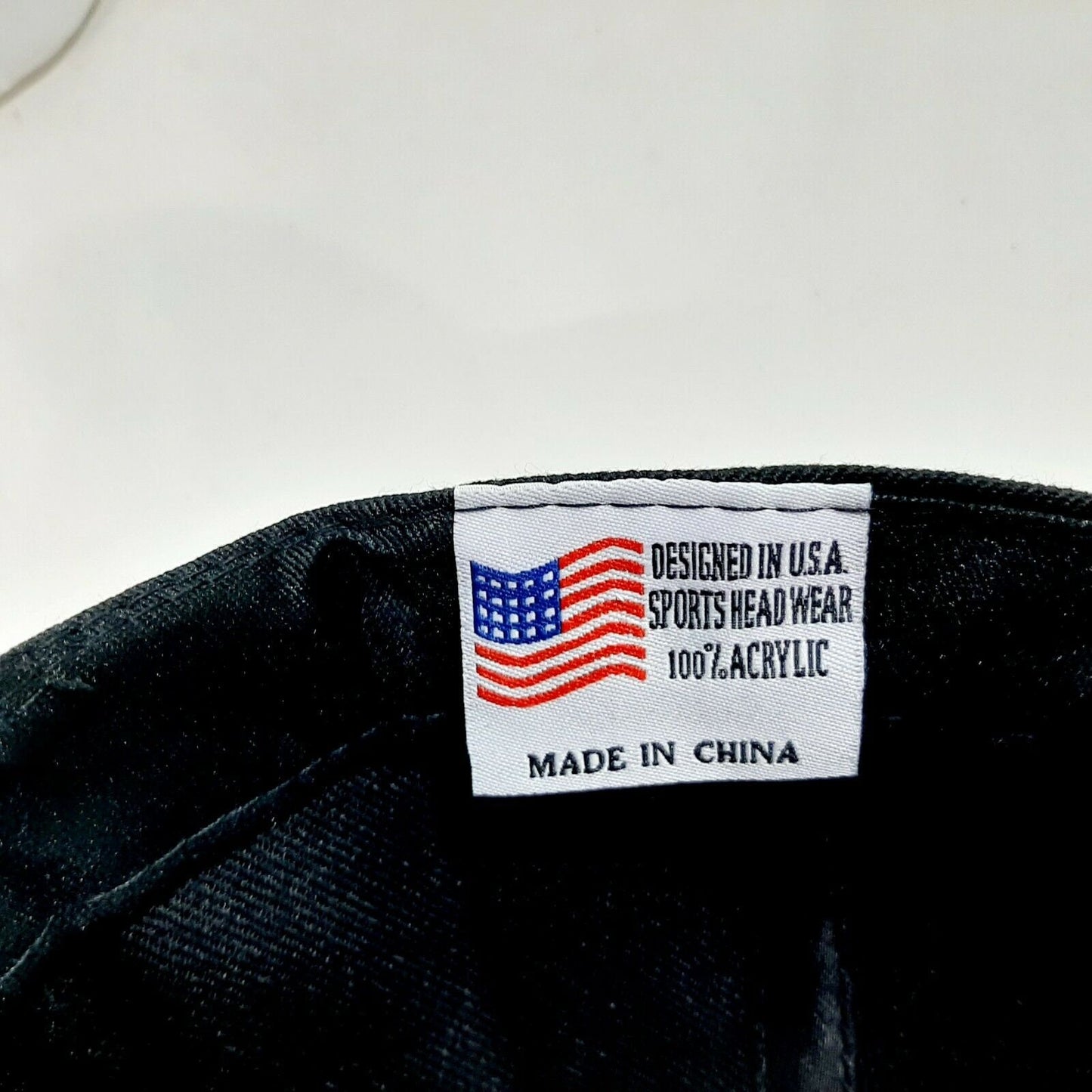 United States Marine Bulldog Embroidered Men's Ball Cap Black Acrylic