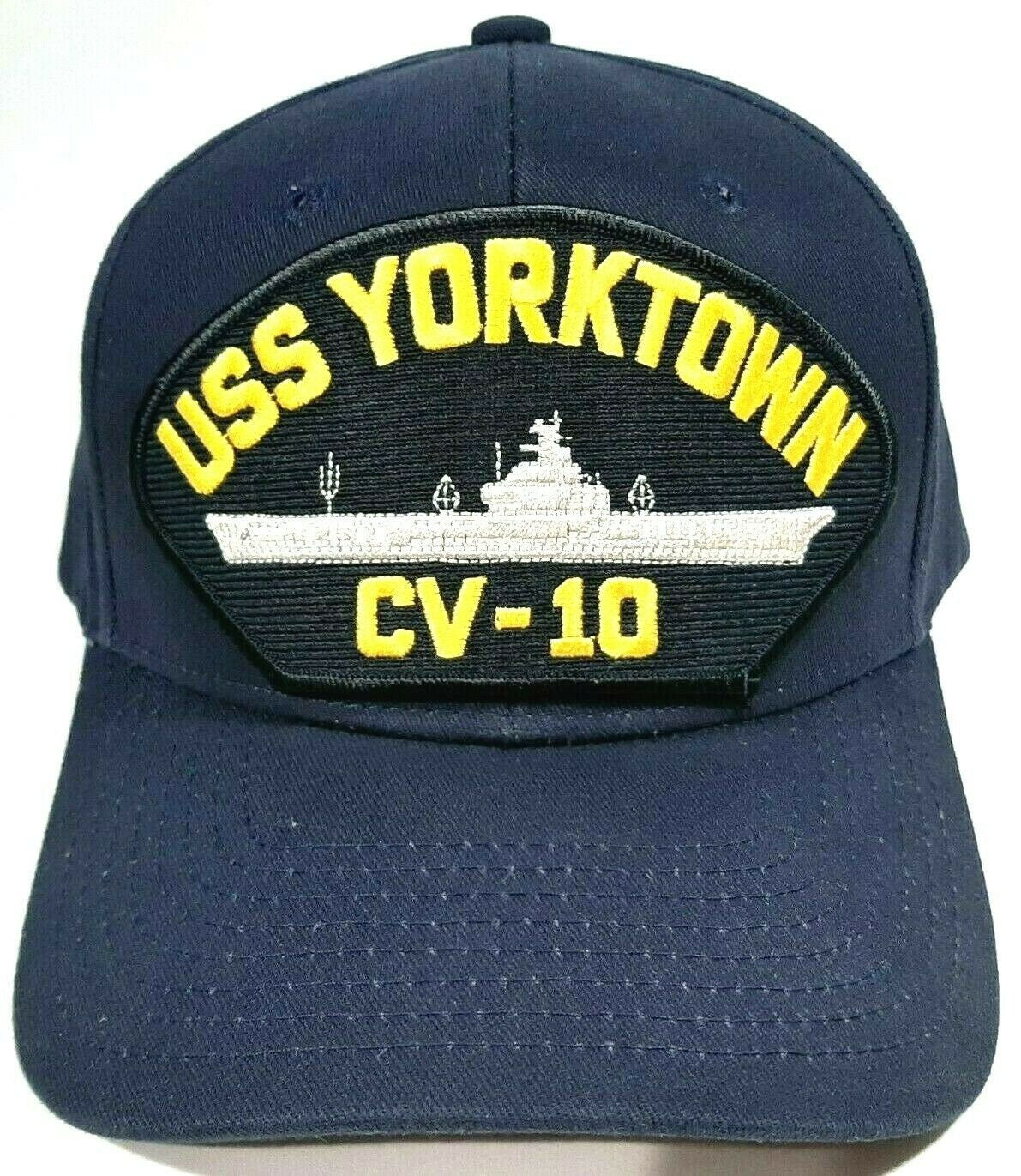U.S. Navy USS YORKTOWN CV-10 Men's Cap Hat Navy Blue