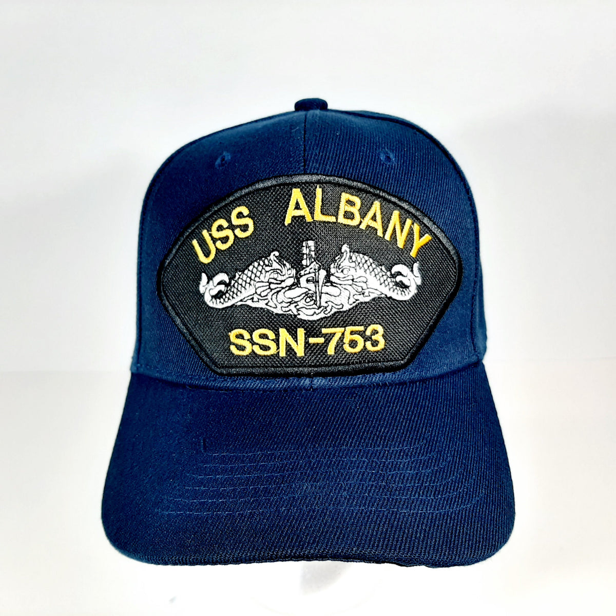 USS Albany SSN-753 Baseball Cap Hat Submarine Service U.S. Navy Military