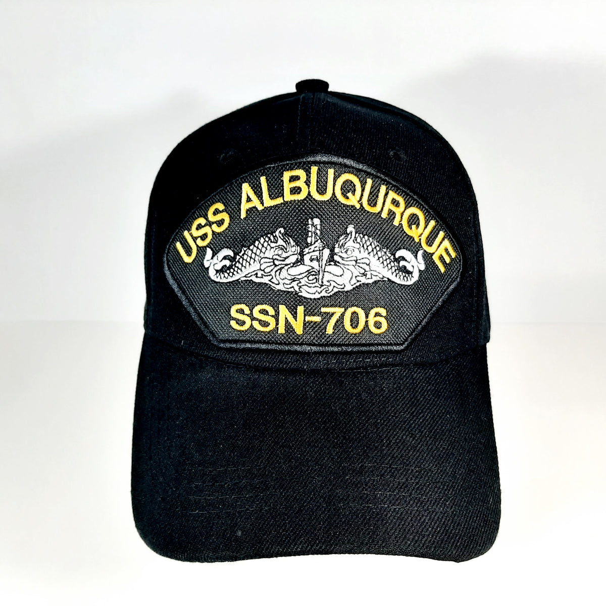 USS Albuquerque SSN-706 Baseball Cap Hat Submarine Service U.S. Navy Military
