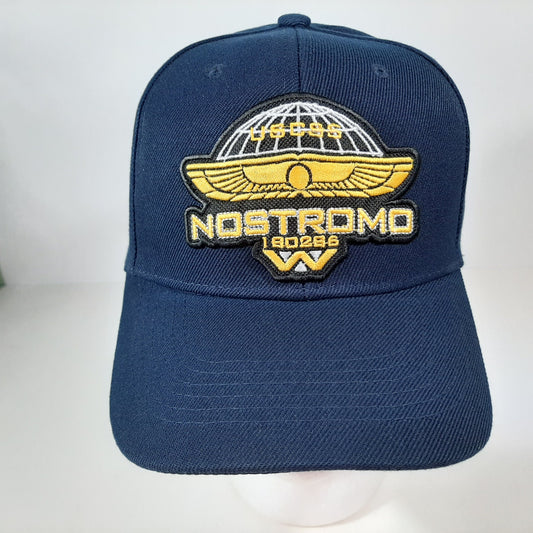 USCSS Nostromo Baseball Cap Hat Navy Blue Alien Weyland Yutani Crew Movie