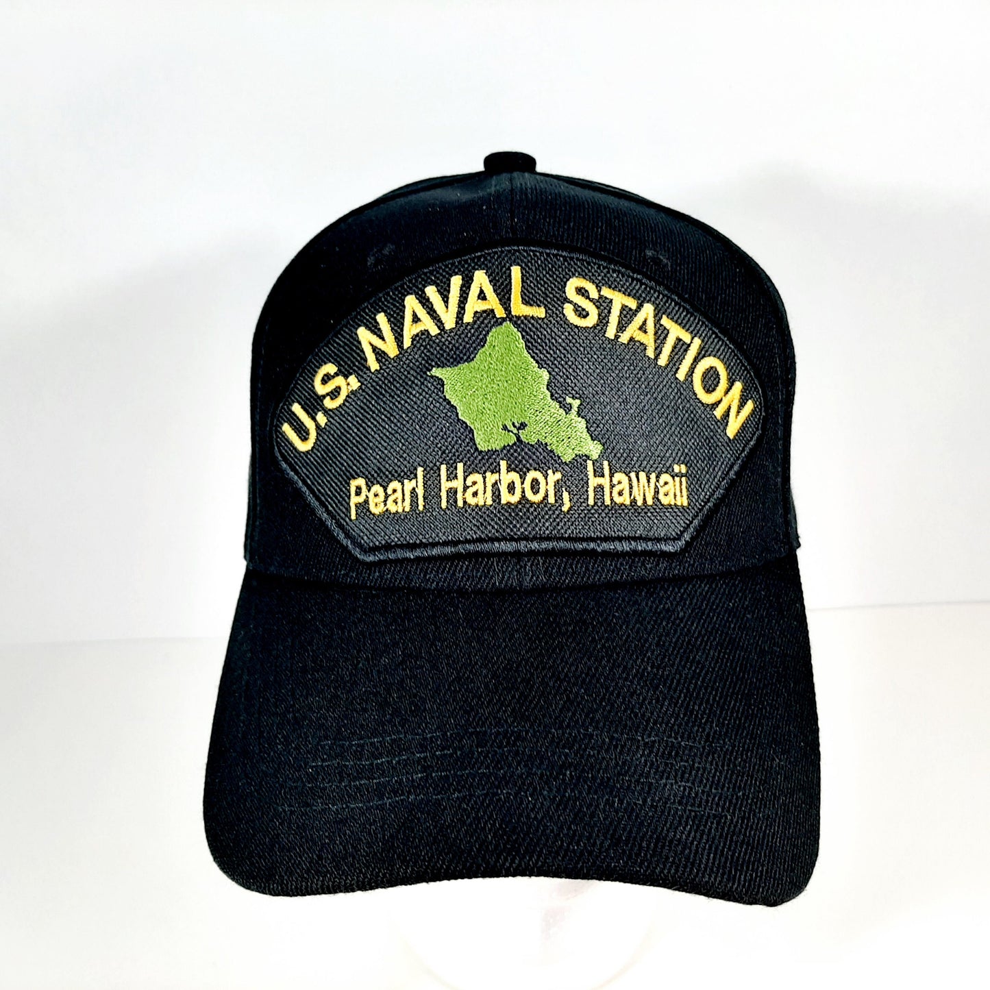 Naval Station Pearl Harbor Hawaii Embroidered Patch Hat Baseball Cap Navy