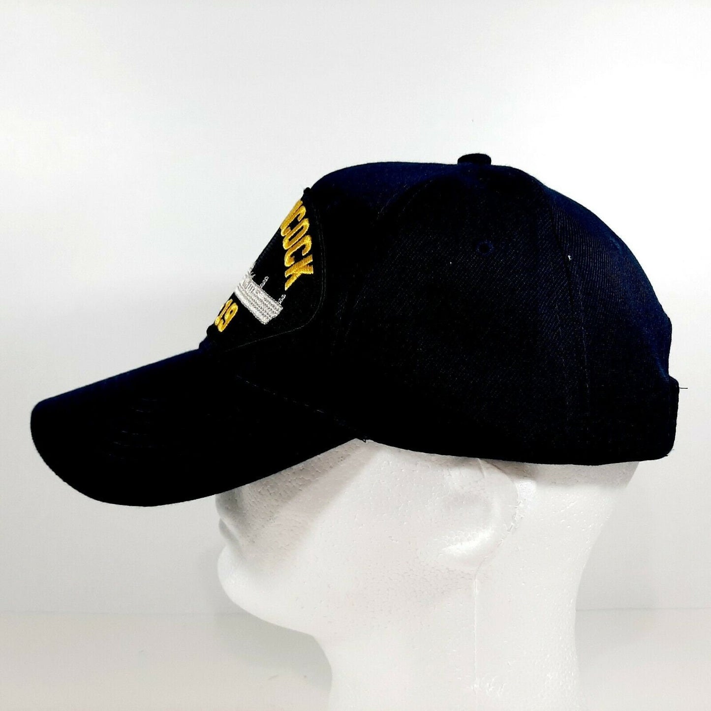 U.S. Navy USS Hancock CVA-19 Men's Hat Patch Cap Navy Blue Acrylic