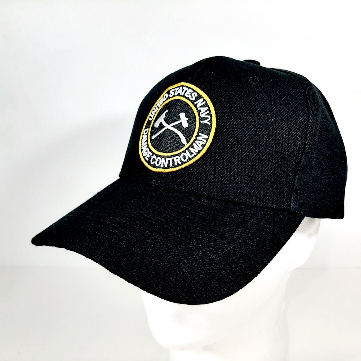 United States Navy Damage Controlman Baseball Cap Hat Black Acrylic