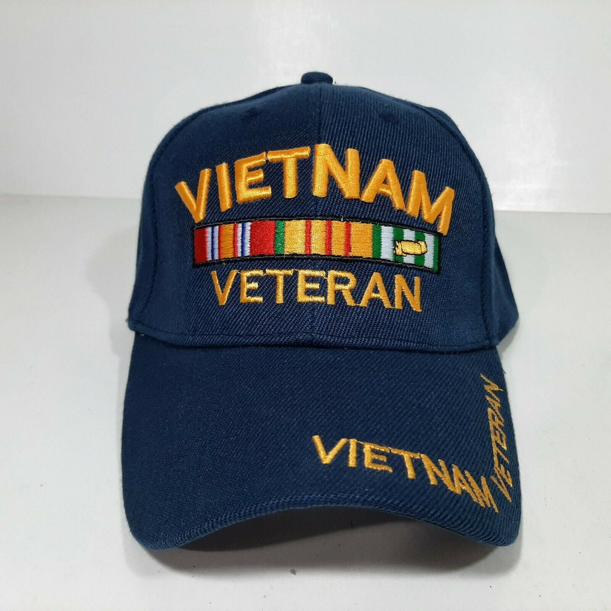 Vietnam Veteran Mens Adjustable Hat Baseball Cap Embroidered Acrylic