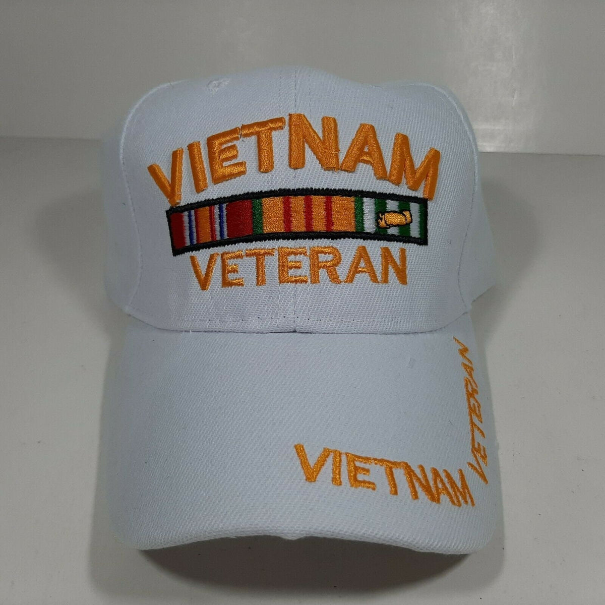 Vietnam Veteran Mens Adjustable Hat Baseball Cap Embroidered Acrylic