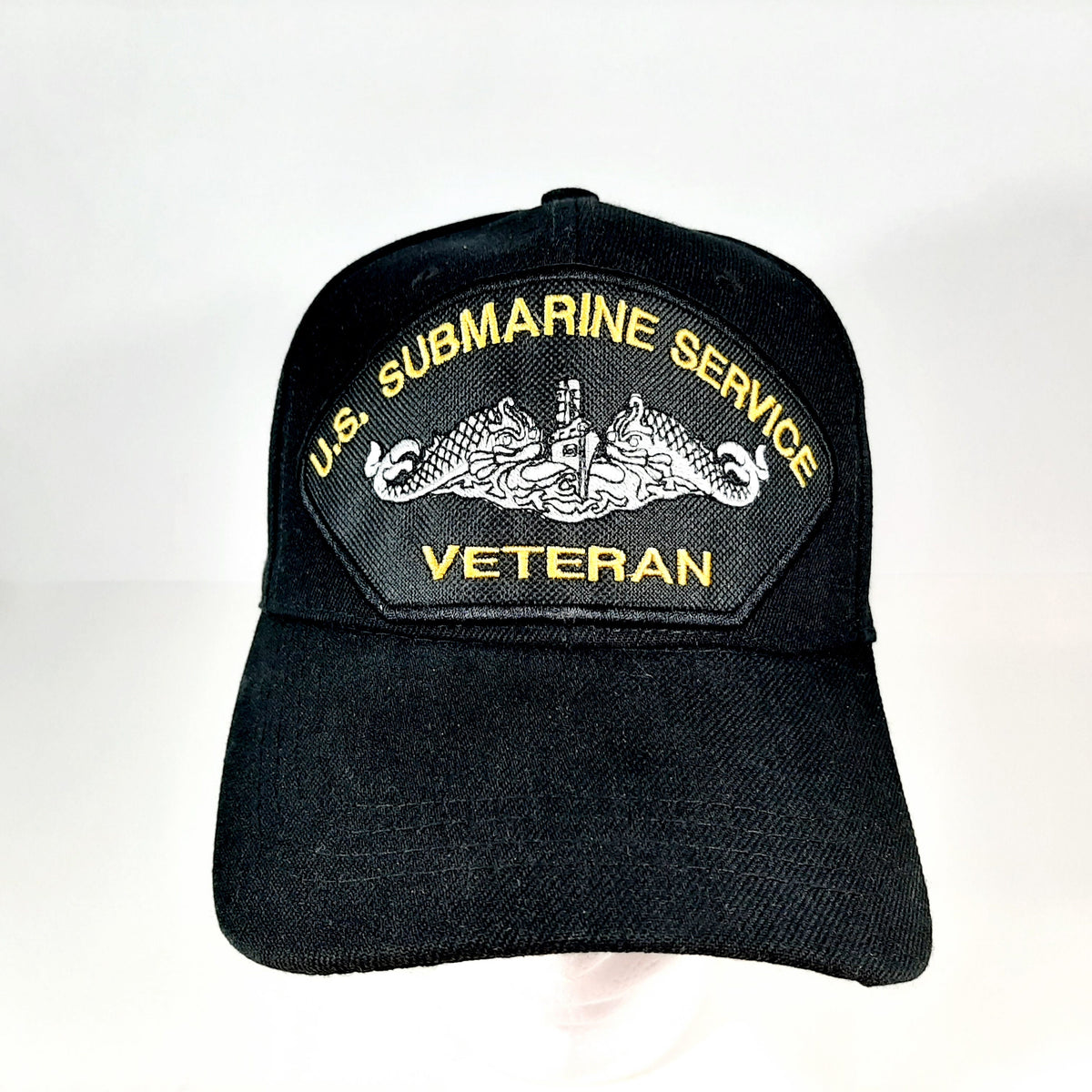 Naval Submarine Service Veteran Mens Baseball Cap Embroidered Patch Hat
