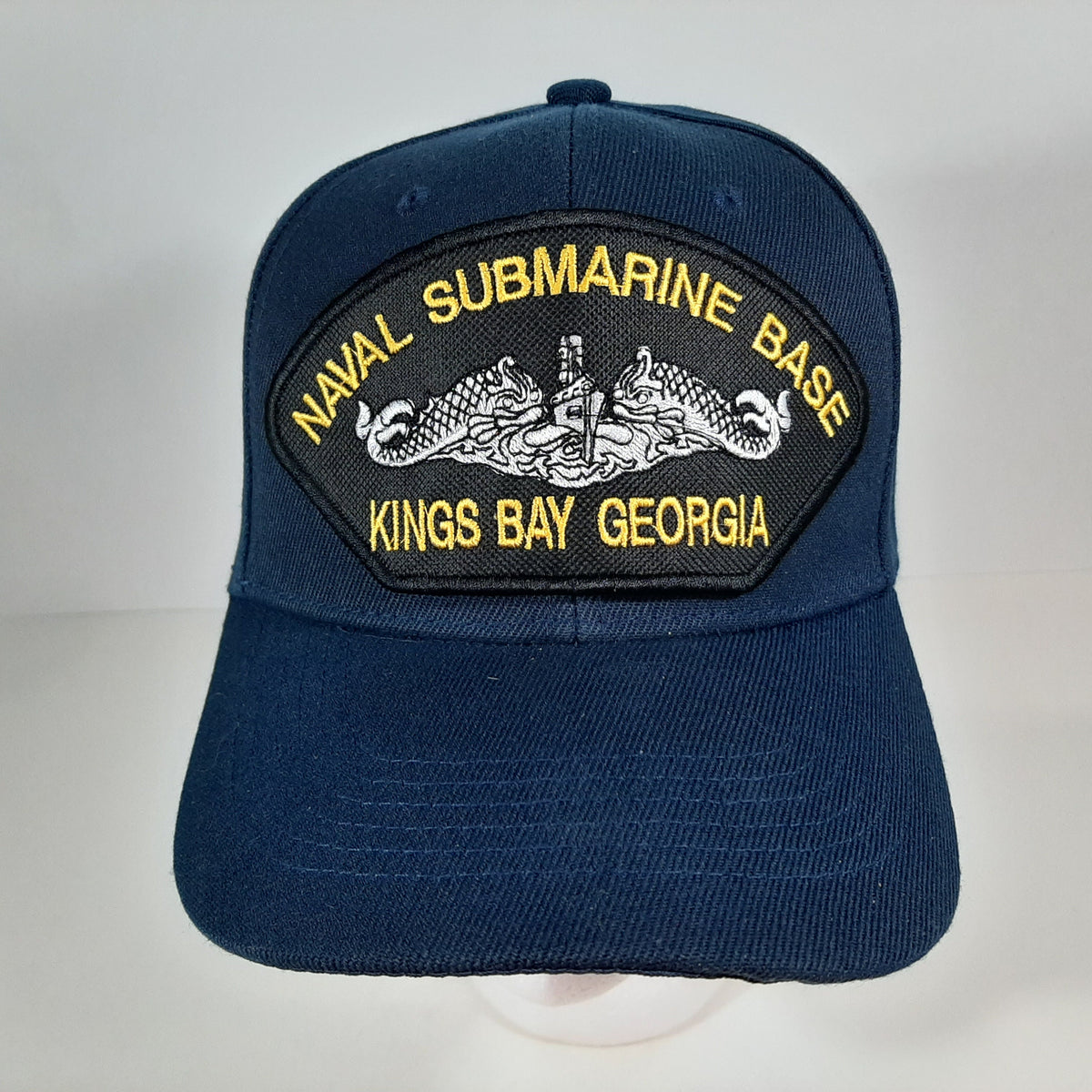 Naval Submarine Base Kings Bay Georgia Baseball Cap Hat Embroidered Patch