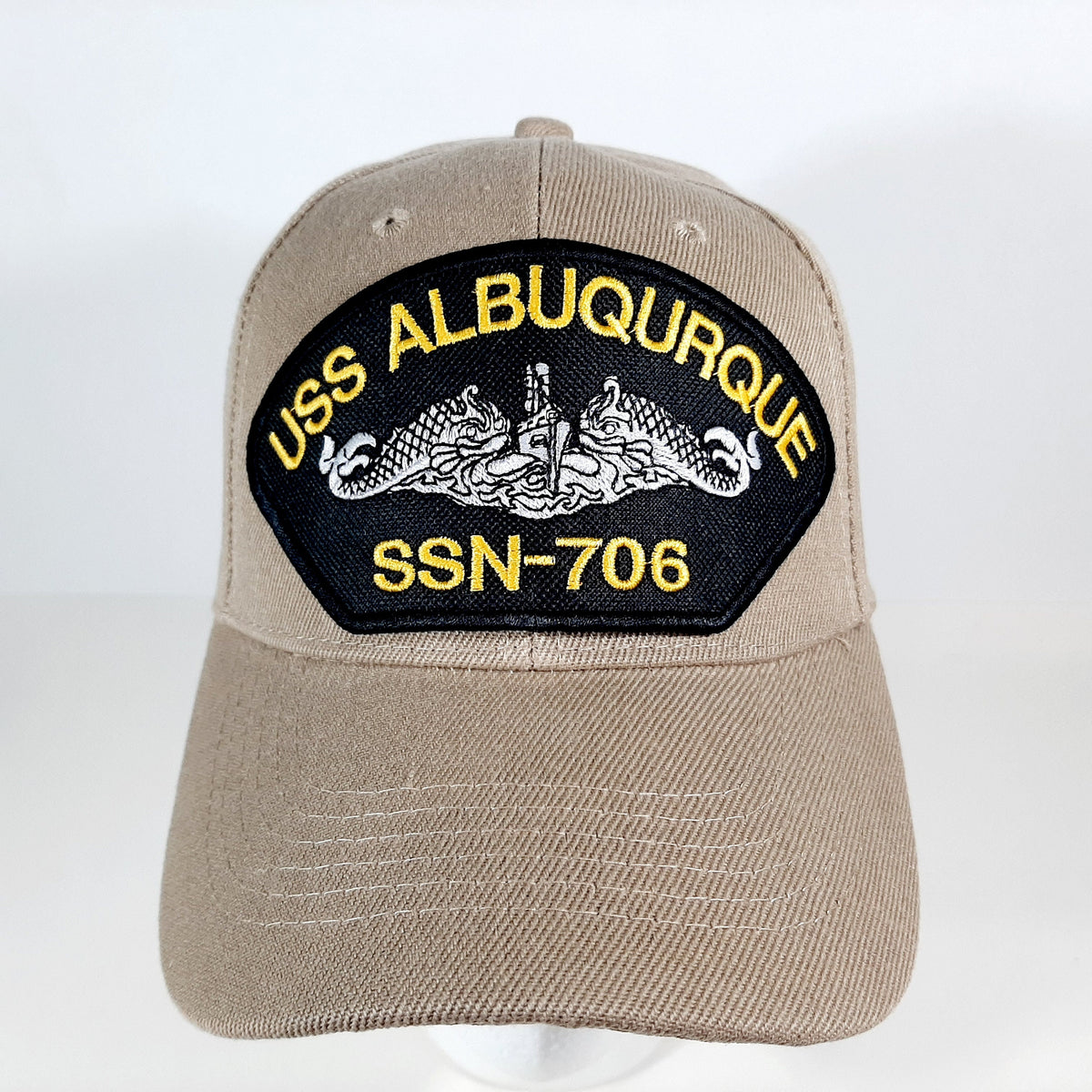 USS Albuquerque SSN-706 Baseball Cap Hat Submarine Service U.S. Navy Military