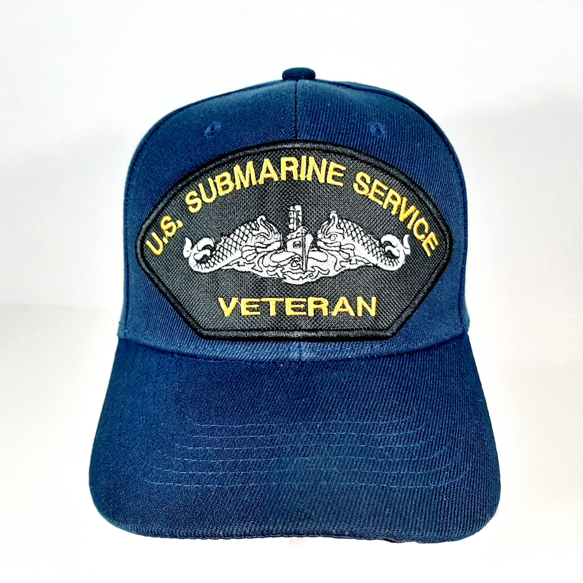 Naval Submarine Service Veteran Mens Baseball Cap Embroidered Patch Hat