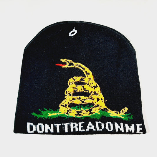 Don't Tread On Me Beanie Watch Cap Black