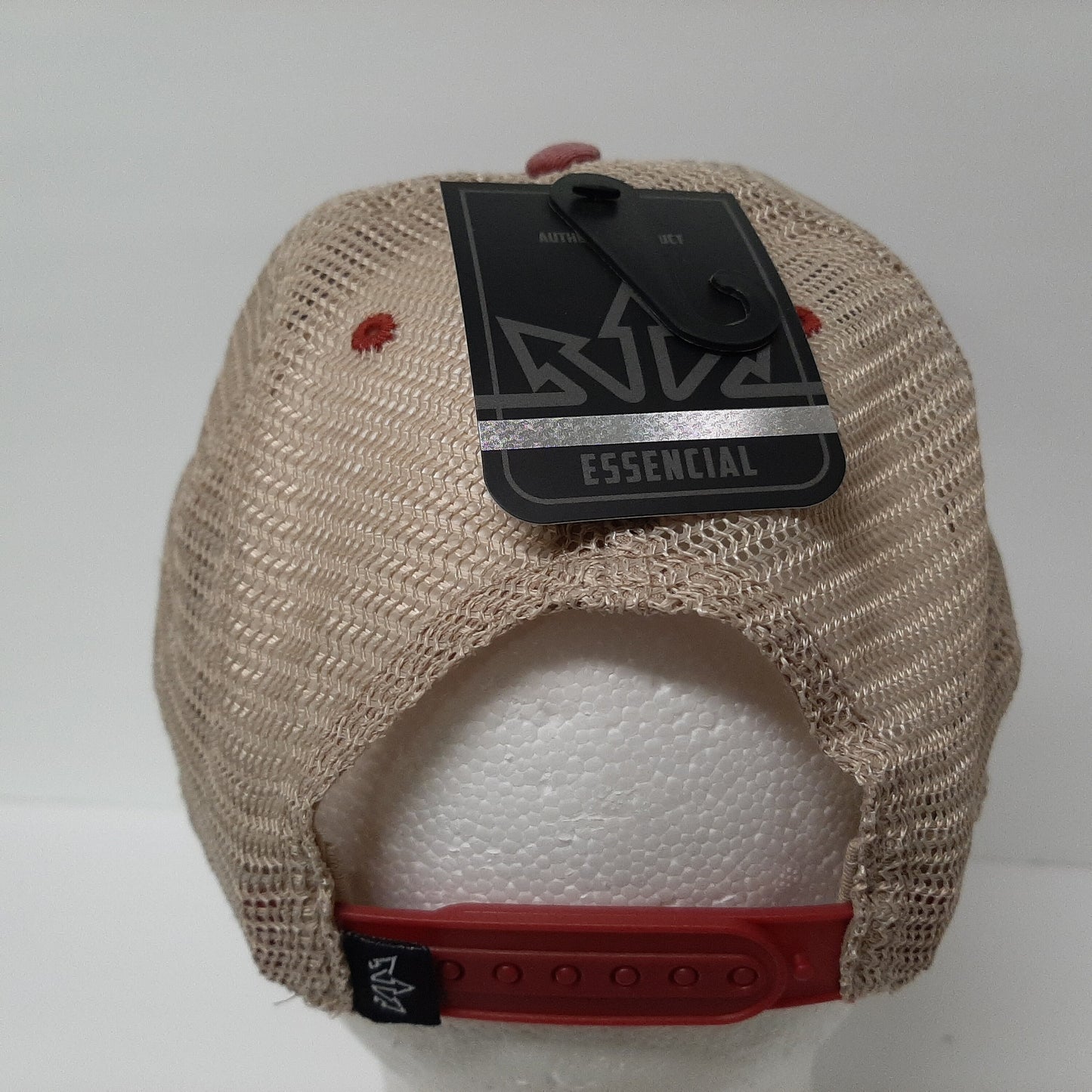 Dog Mom Hat Mesh Snapback Cap Embroidered Rust Red Relaxed Cotton Snapback